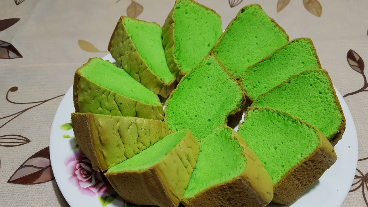 Bolu pandan santan lembut resep gula enak kukus